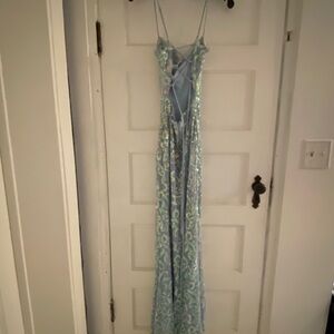 Windsor Blue Sequined Full length dress, Size XS